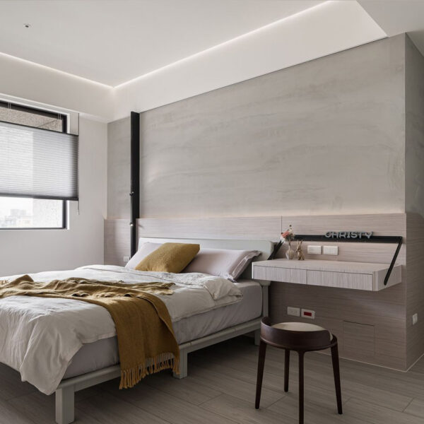 Thiết kế phòng ngủ đơn giản tiết kiệm