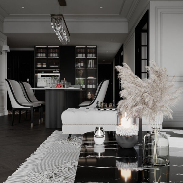 thiết kế phòng khách chung cư