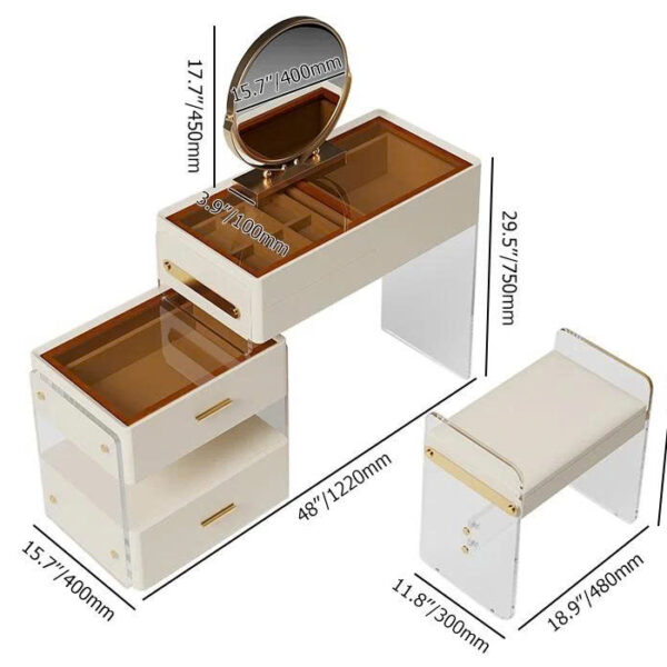 Bàn Trang Điểm Mini Thông Minh Cho Căn Hộ Chung Cư